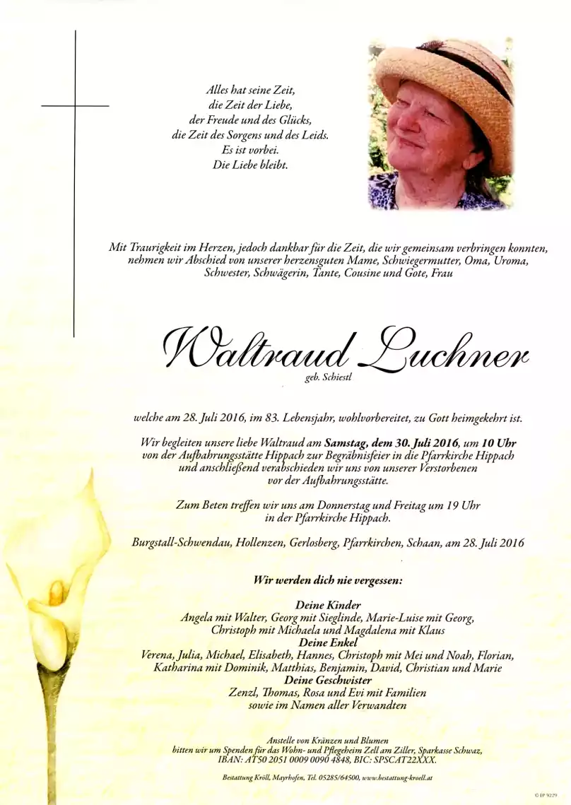 Parte von Waltraud Luchner